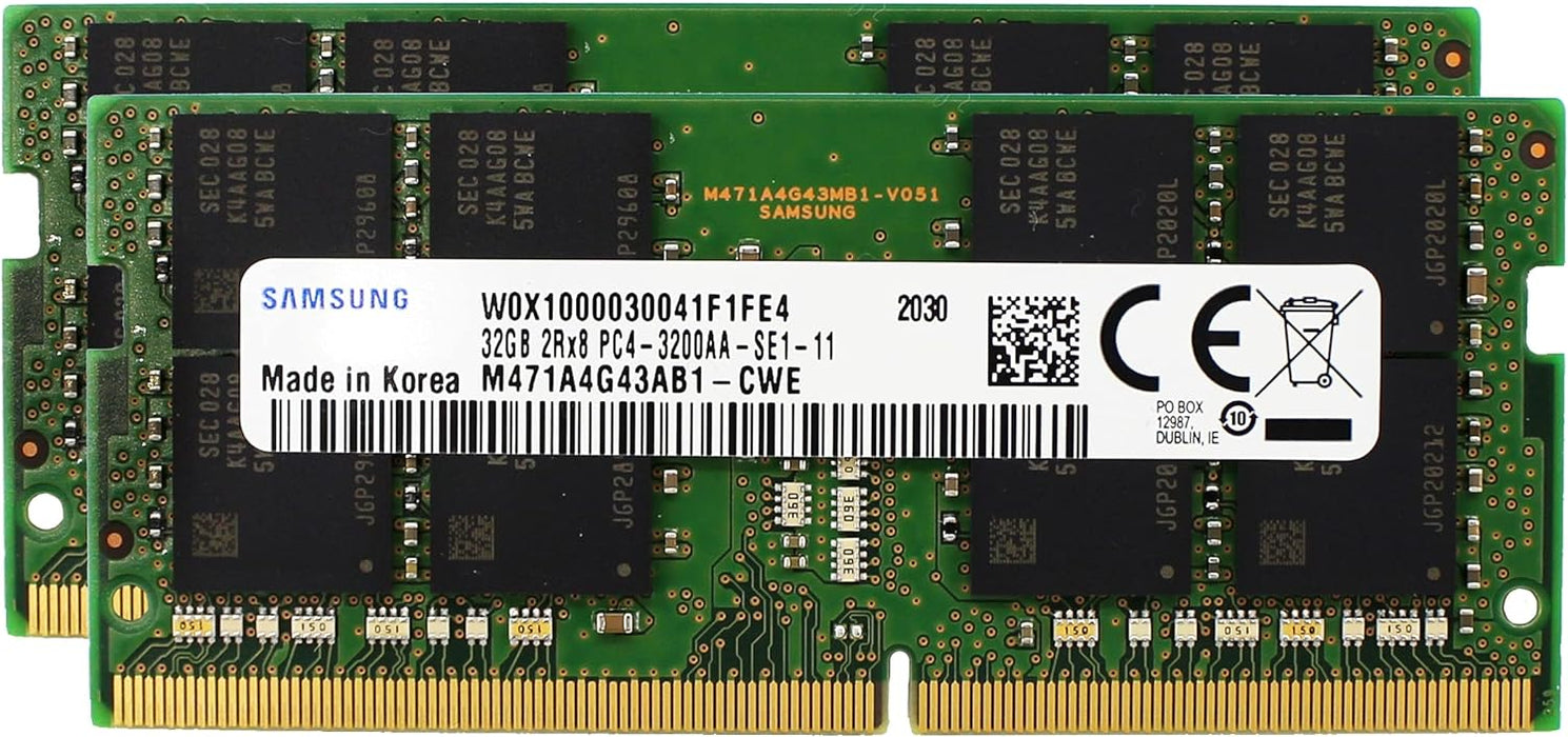 New 64GB 2x 32GB PC4-25600 Laptop SODIMM DDR4 260-Pin Memory RAM