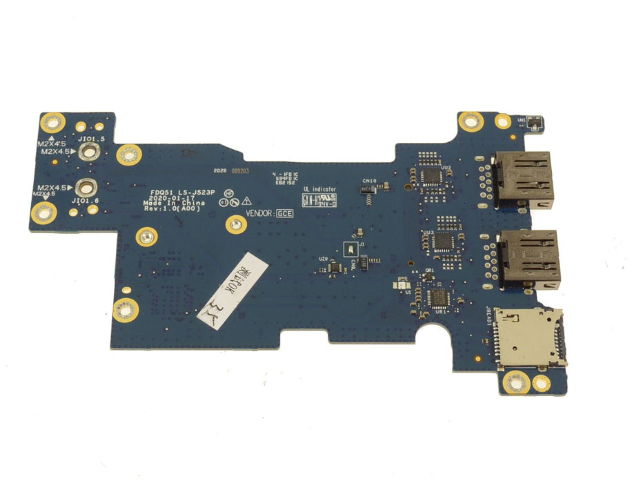 Alienware m15 R3 Right Side WLAN Card / USB Ports / SD Card slot IO Circuit Board - 8G4J2
