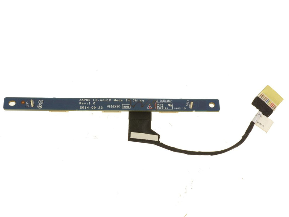 Dell OEM Alienware 13 Display Logo LED Lights Board with Cable - 9K8K6