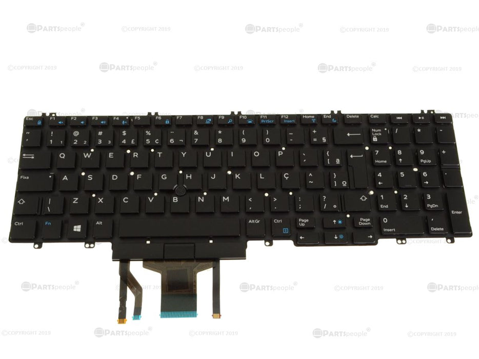 Brazilian - Precision 7530 / 7730 / 7540 / 7740 Laptop Backlit Keyboard - H3RJ8