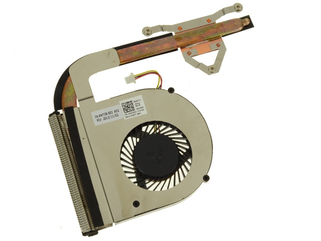 Dell OEM Inspiron 14R (3421) / 14 (5421) CPU Heatsink and Fan for Integrated Intel Graphics UMA - H7VMF - HHJND w/ 1 Year Warranty