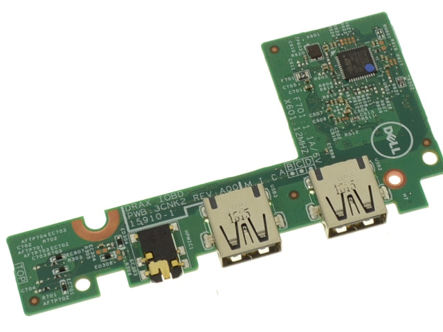 Dell OEM Inspiron 11 (3168) USB / Audio Port IO Circuit Board - MH4F6