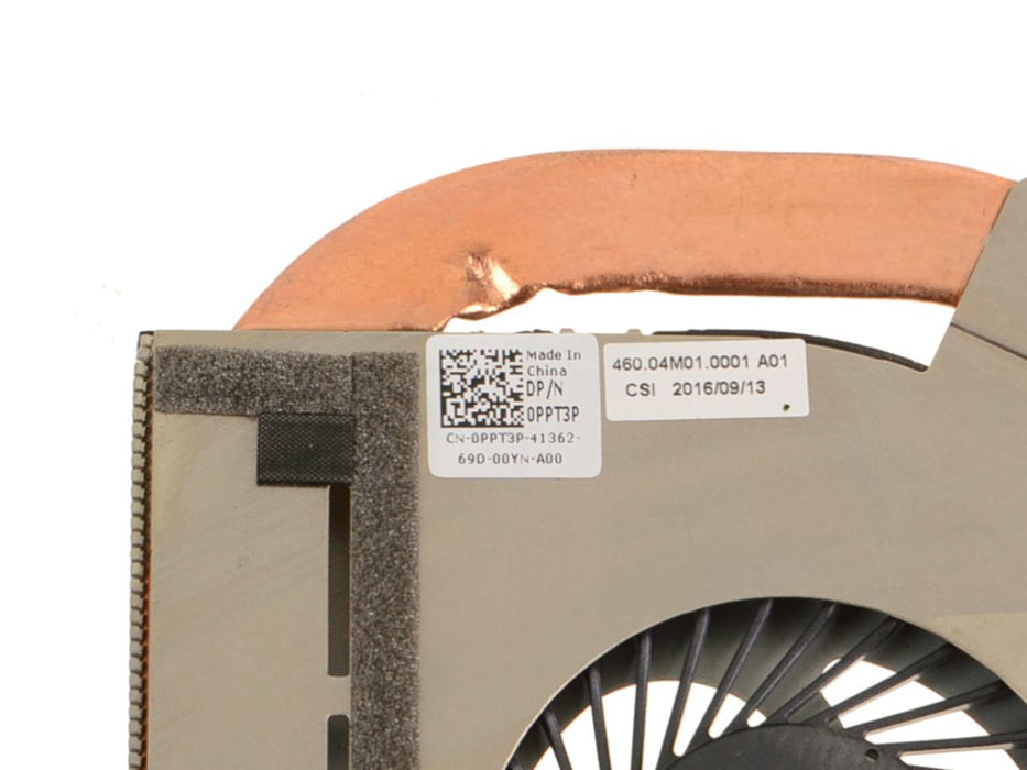 Dell OEM Inspiron 15 (3558) CPU Heatsink and Fan for Discrete Nvidia Graphics - PPT3P w/ 1 Year Warranty