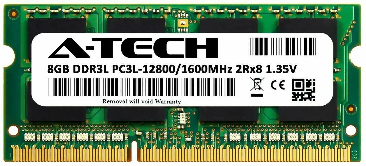 New 8GB DDR3 1600 PC3-12800 Laptop SODIMM 204-Pin Memory RAM