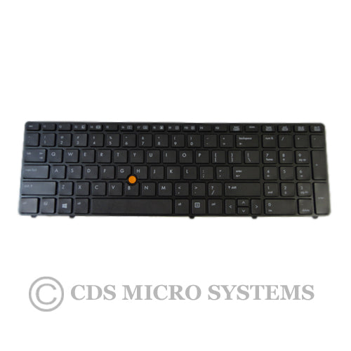 New Keyboard w/ Black Frame & Pointer for HP Elitebook 8560P