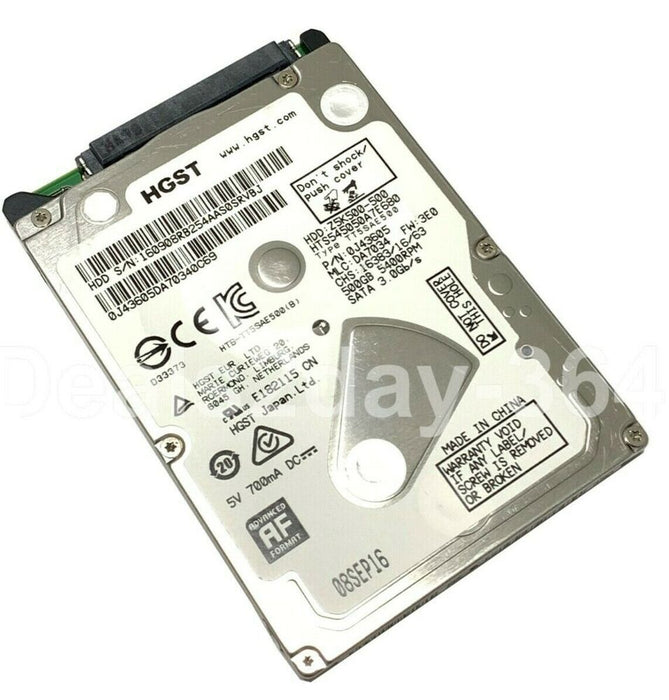 New HGST 500GB SATA 2.5" 5400RPM 6.0Gb/s HTS545050A7E680 for Laptop PS4 PS3 XBOX
