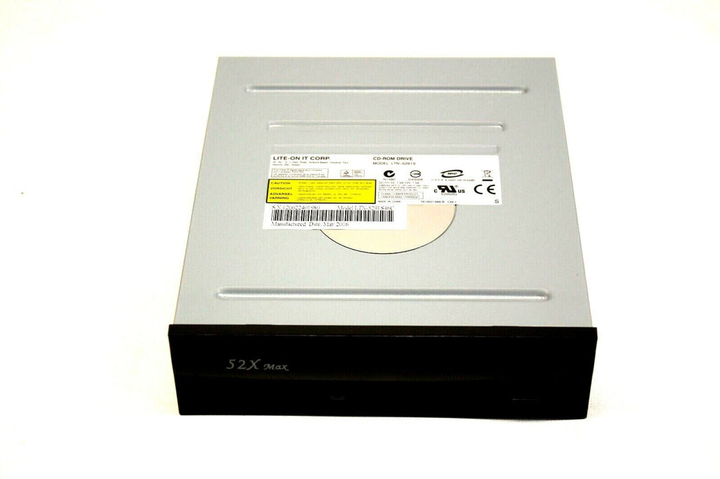 New LTN-5291S LITE-ON LTN-5291S46C Black 52X CD-ROM IDE Drive