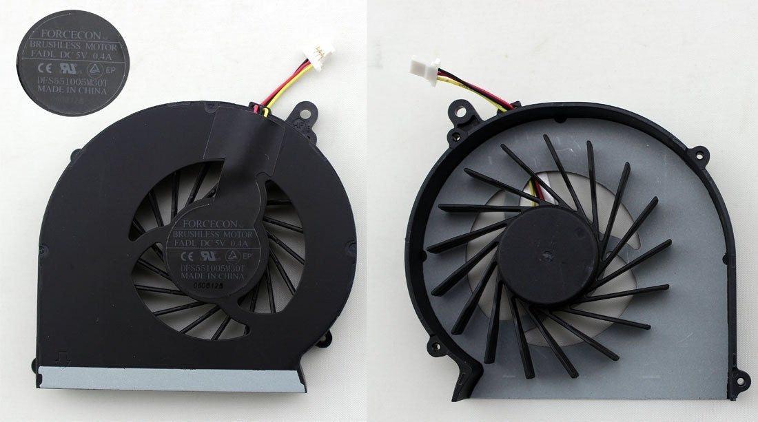New HP 2000 Series 2000-2xx CPU Cooling FAN 647316-001 646181-001 - LaptopParts.ca