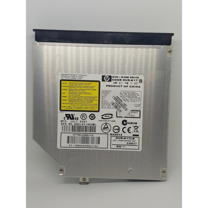 HP DVD‚±RW DL lightScribe Drive Sourced from Working Laptop 432899-CC0 449935-001