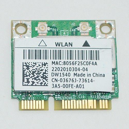 New Dell DW1540 BCM943228HM4L WiFi Wireless Dual Band Half Mini PCI-X Card 03676J 3676J