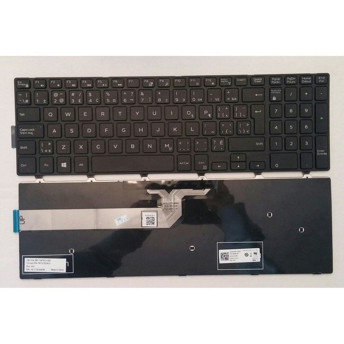 New Dell Inspiron 15 5748 5749 5755 5758 Canadian Bilingual Keyboard 0415R2