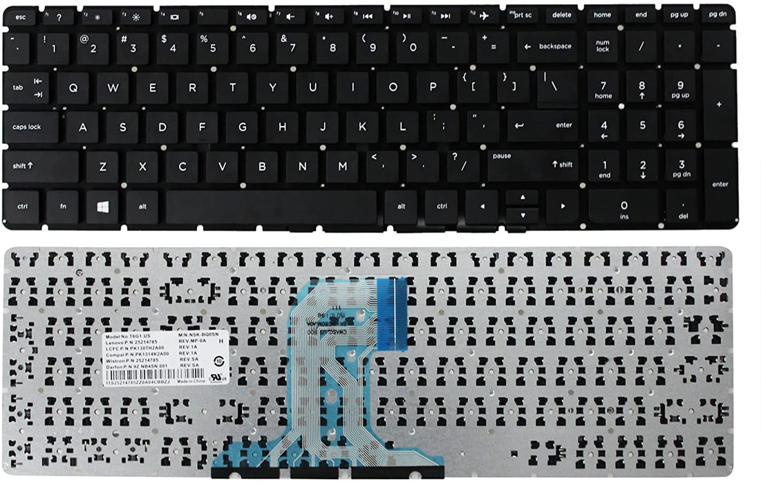 New HP 15-ac 15-af 15t-ac 15z-af 15-ay 15-ba Series Keyboard US English 813974-001
