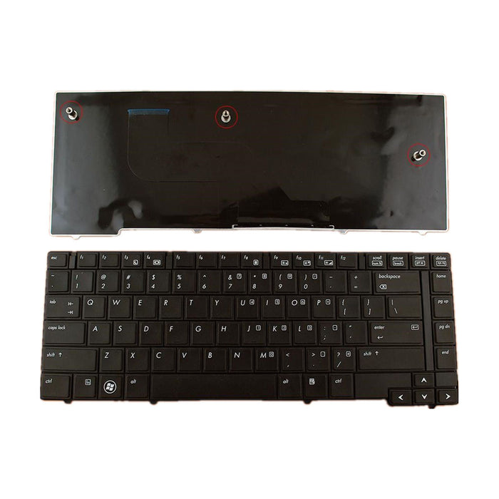 New HP Compaq EliteBook 8440 8440p 8440w US English keyboard no pointer 594052-001