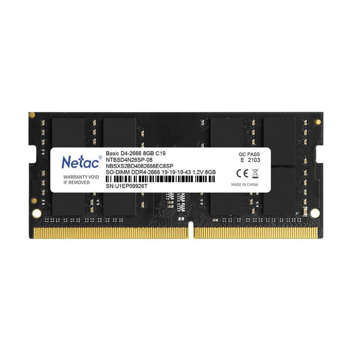 New Netac 8GB DDR4 Ram 3200MHz Laptop Memory Ram  PC4-3200 1.2V CL22 260-Pin SO-DIMM