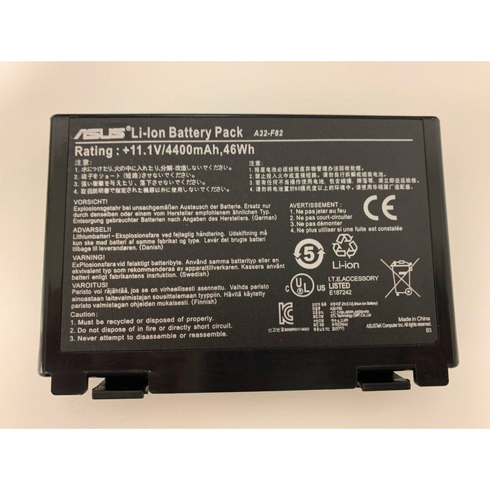 New Genuine Asus A32-F82 A32-F52 90-NVD1B1000Y Battery 46Wh