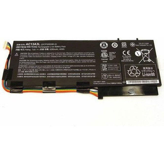 New Acer Aspire P3-131-4602 P3-131-4833 P3-171 P3-171-3322Y2G12AS P3-171-3322Y4G06AS P3-171-5333Y4G12AS P3-171-6820 Battery 40Wh - LaptopParts.ca