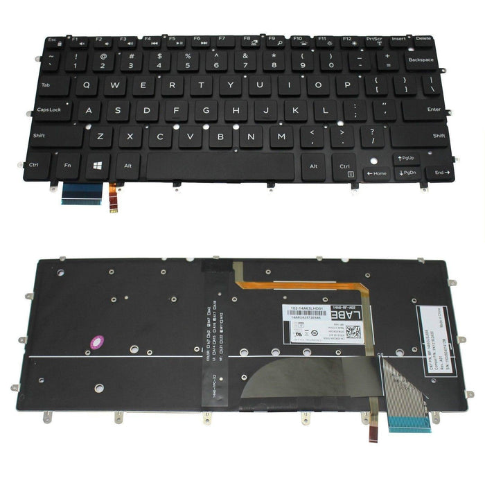 New Dell Inspiron 15 7547 7548 Backlit Keyboard English DKDXH 4XVX6