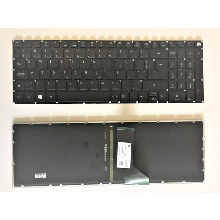 New Acer Aspire ES1-523 ES1-523G ES1-533 ES1-572 CA Bilingual Keyboard