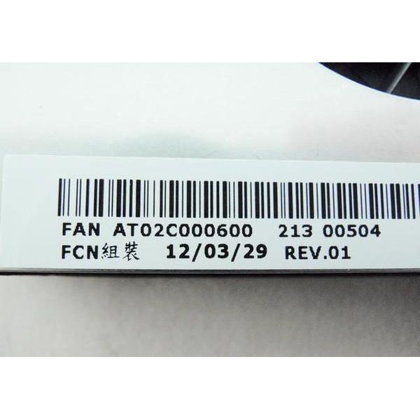 New Lenovo CPU Fan 3-Pin AT02C000600 DFS531205PC0T-F6R5-CCW