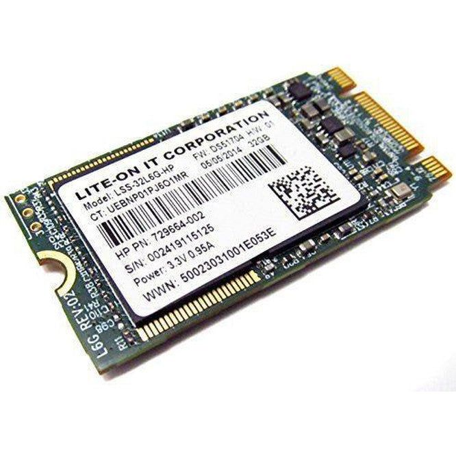 New HP Lite-On 32GB SSD Drive 743008-001 729664-001 743008-001 LSS-32L6G