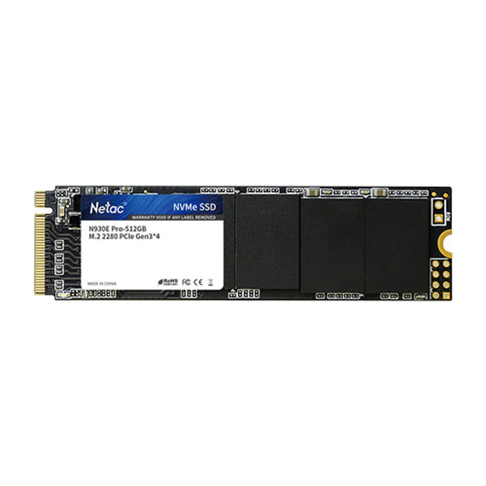 New Netac 512GB SSD 3D NAND NVMe PCIe Gen3Ã—4 M.2 2280 Internal Solid State Drive