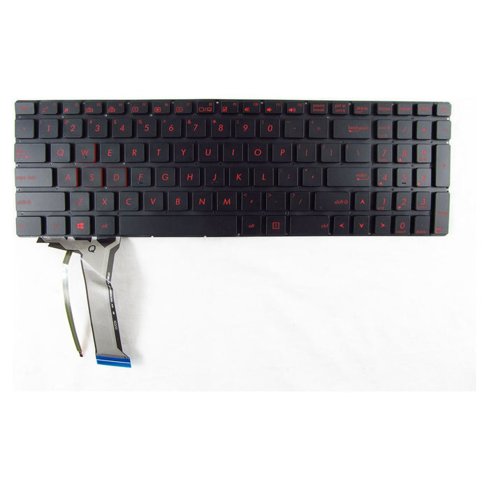 New Asus ROG GL752 GL752V GL752VL GL752VW GL752VWM Backlit Keyboard US English 0KNB0-662CUS00 NSK-UPQBC01