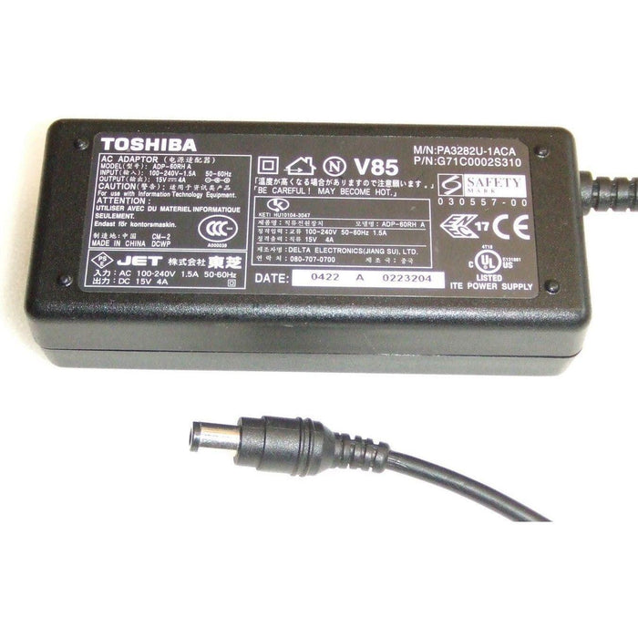 New Genuine Toshiba AC Adapter Charger PA3282U-1ACA 15V 4A 60W 6.3*3.0mm
