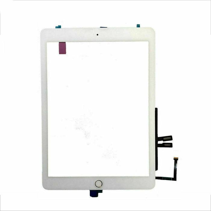 New Apple iPad 6 6th Gen 9.7 2018 A1893 A1954 Touch Screen Digitizer Glass with Home Button - White