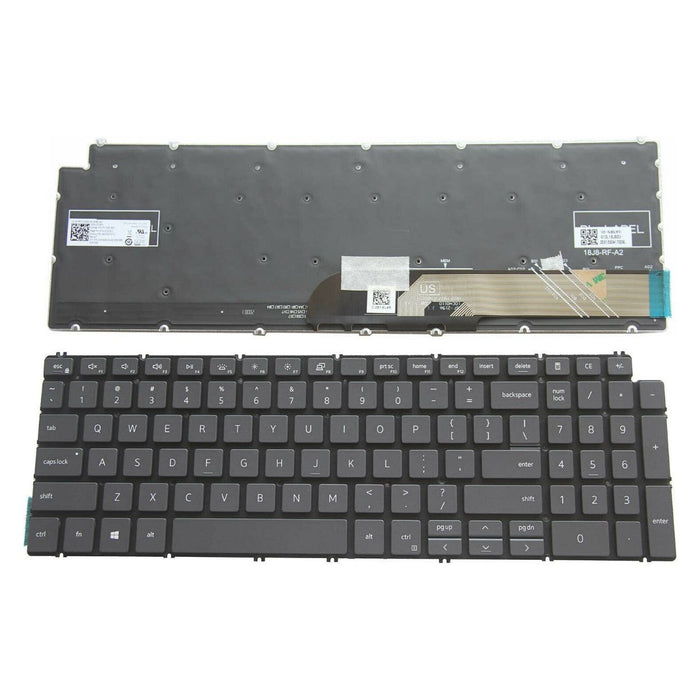 New Dell Inspiron 15 5584 5590 5591 5593 5594 5598 Gray Backlit US English Keyboard