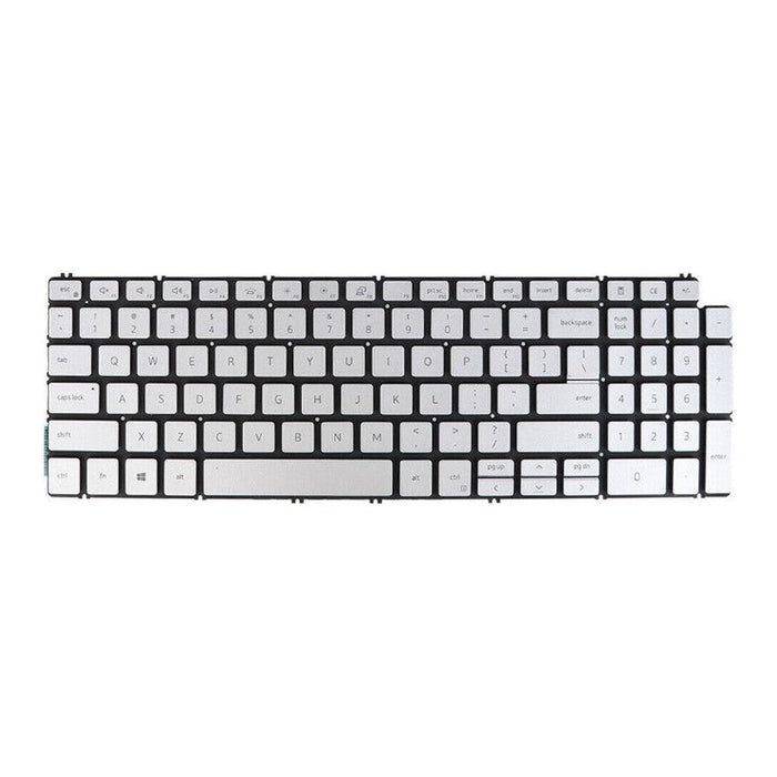 New Dell Inspiron 15 5584 5590 5591 5593 5594 5598 Silver Backlit US English Keyboard