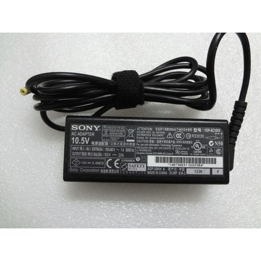 New Genuine Sony Vaio AC Adapter Charger VGP-AC10V4 10.5V 2.9A 30W 4.8*1.7mm - LaptopParts.ca