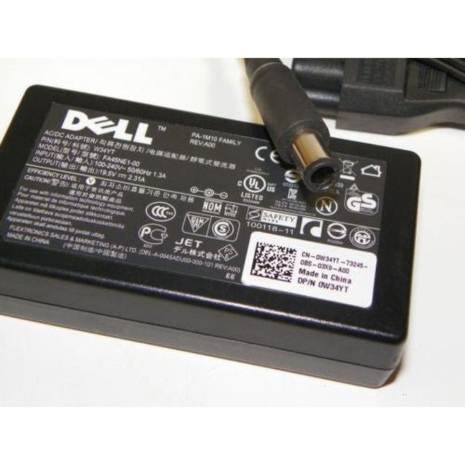New Genuine Dell AC Adapter Charger W34YT FA45NE1-00 PA-1M10 45W 7.4*5.0mm