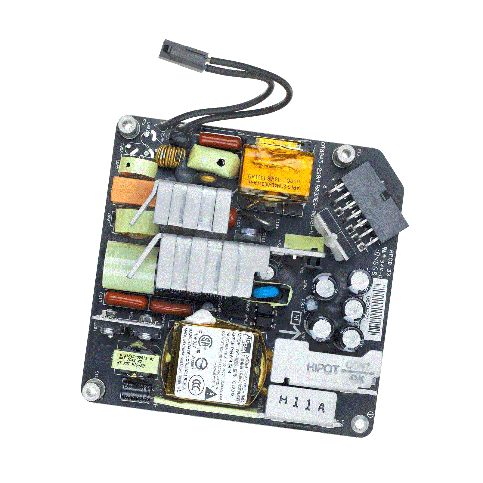 Is this power supply compatible with iMac12,1 Late 2011: MC978LL/A (3.1 GHz Core i3)?