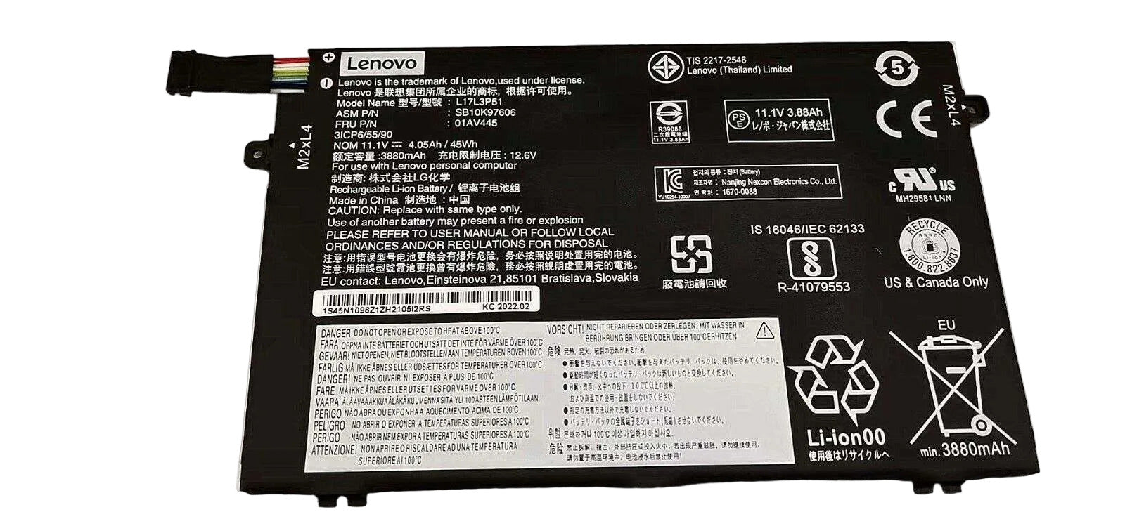Is this battery compatible with part number SB10K97609?