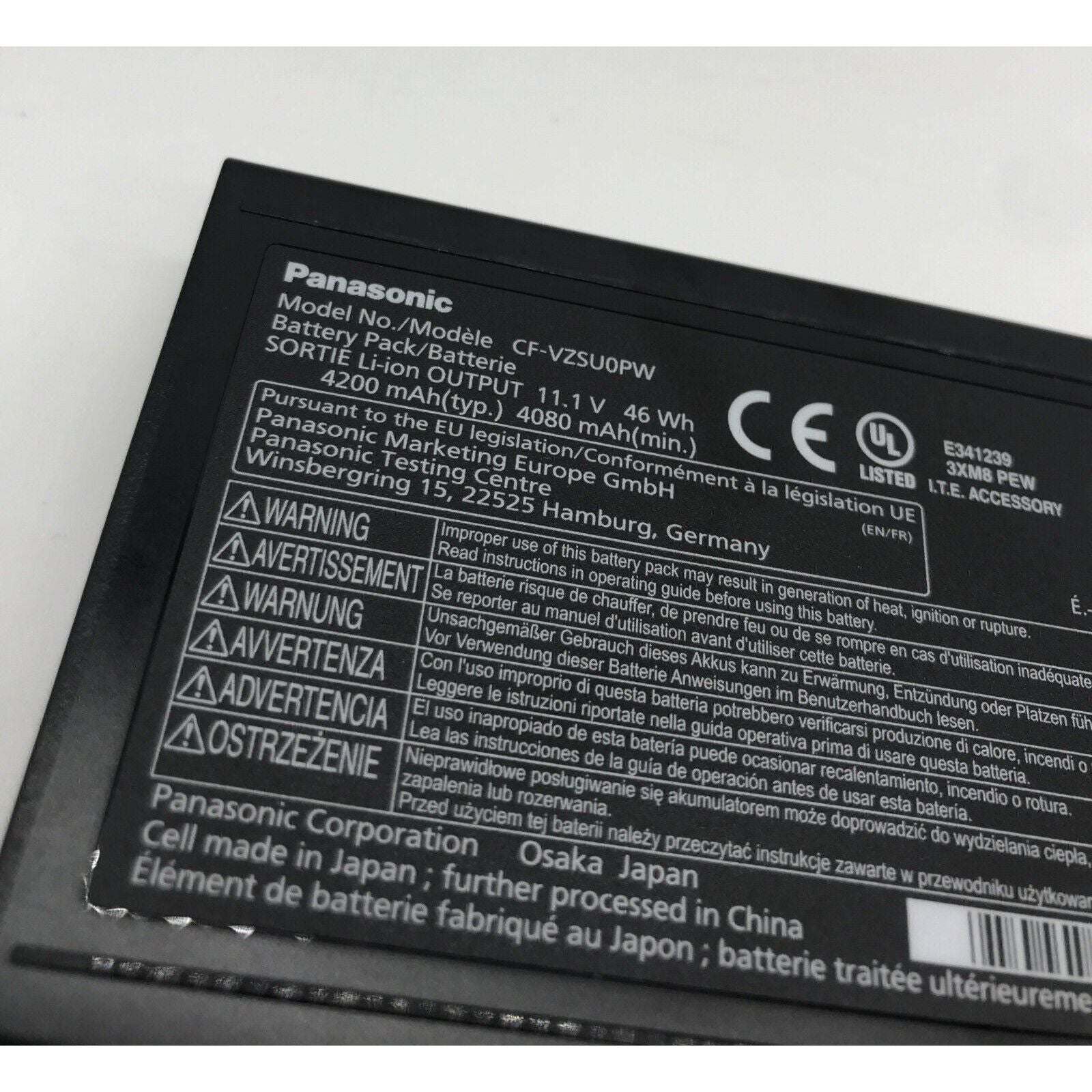 How long does a Panasonic Toughbook battery last?