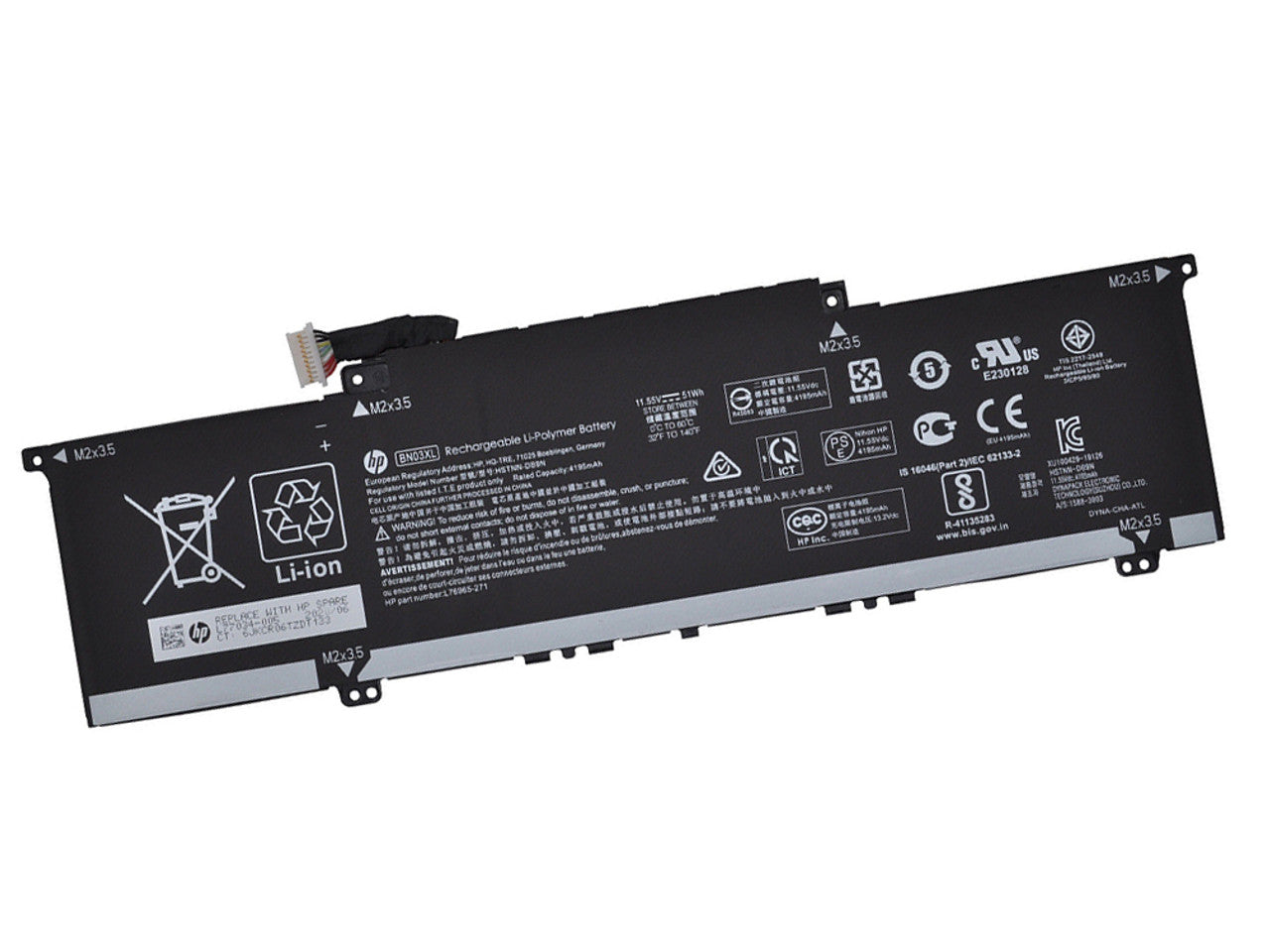 New Genuine HP Envy X360 15-ED BN03XL L77034-005 Battery 51WH Questions & Answers