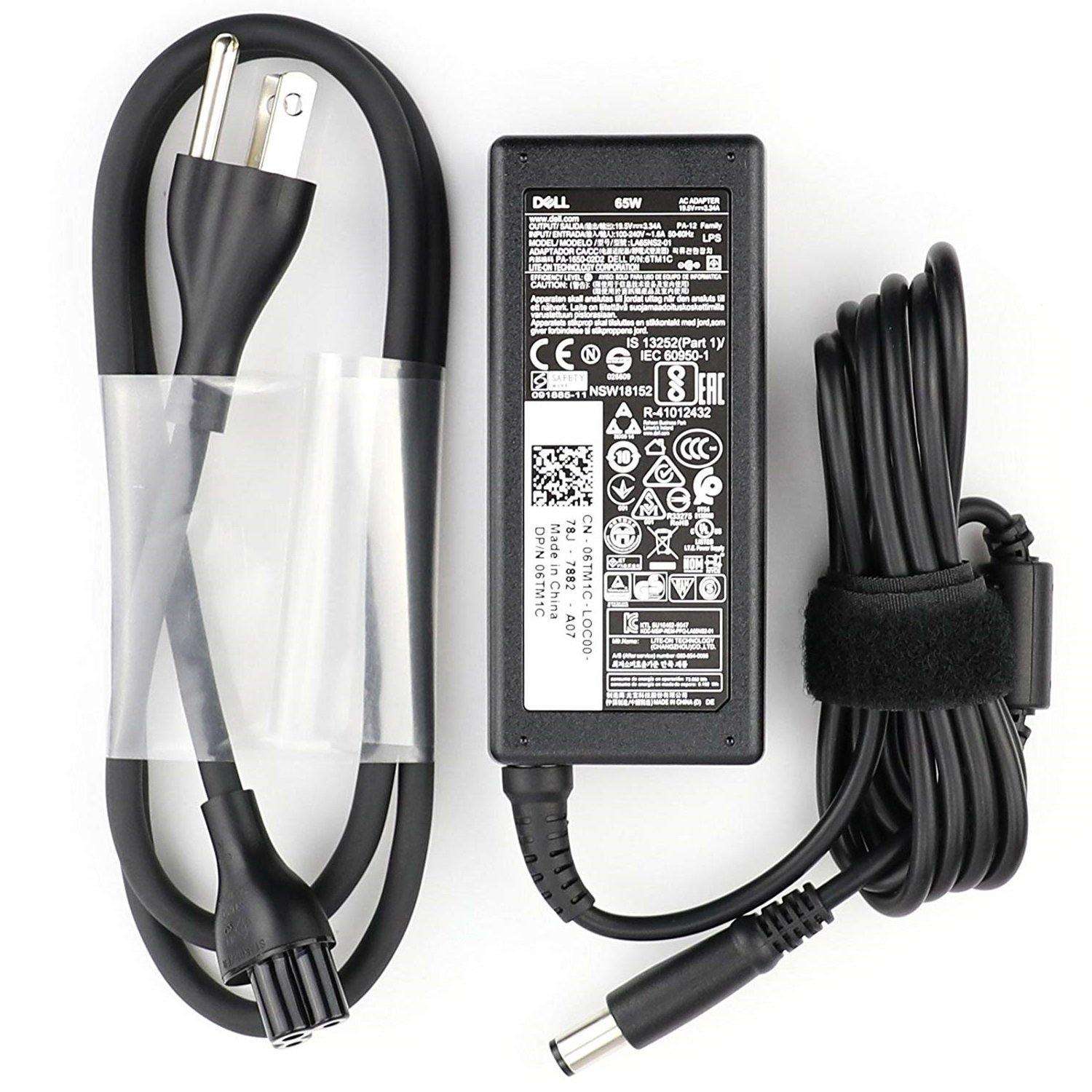 New Genuine Dell AC Adapter Charger LA65NS2-01 19.5V 3.34A 65W 7.4*5.0mm Questions & Answers