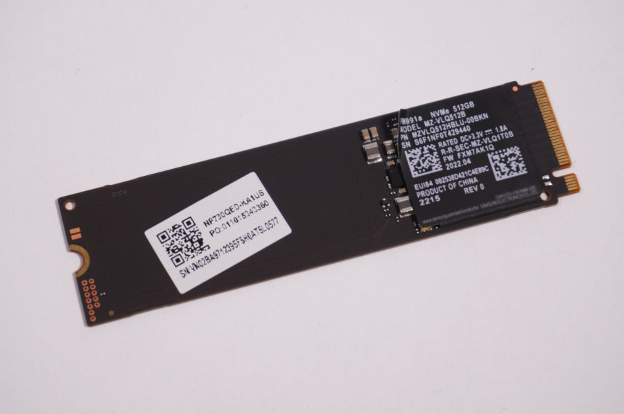 New MZ-VLQ512B Samsung Laptop 512GB PCIe NVMe Gen3 x4 M.2 2280 SSD Drive Questions & Answers