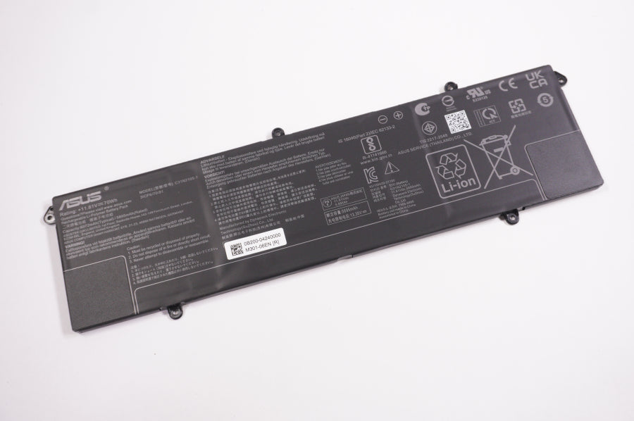 What are the full battery specifications together?