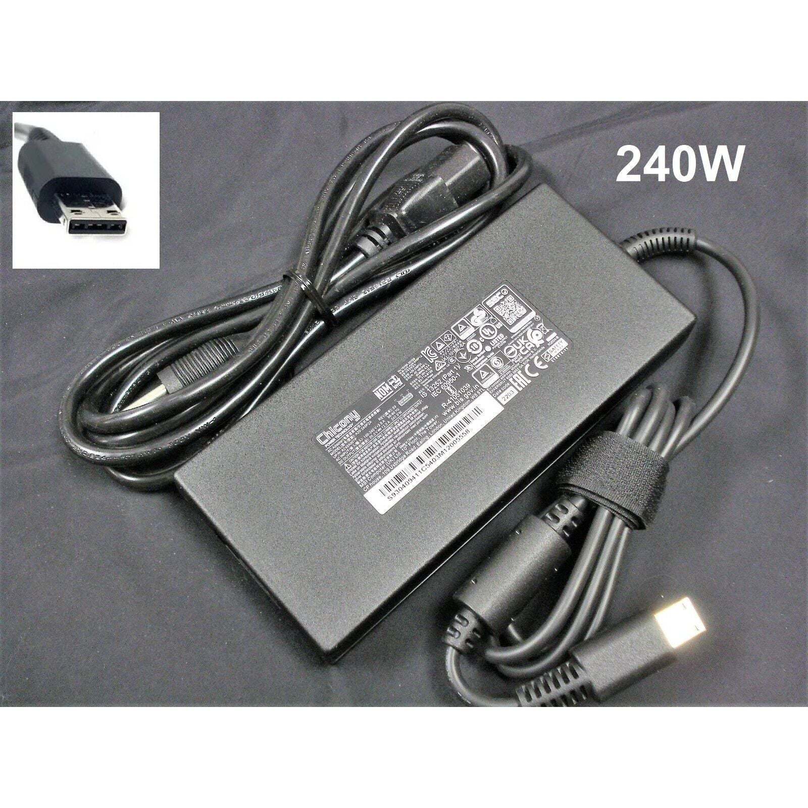 Is this AC adapter compatible with the GS77 laptop series with 3070 Ti or 3080 Ti graphics cards?