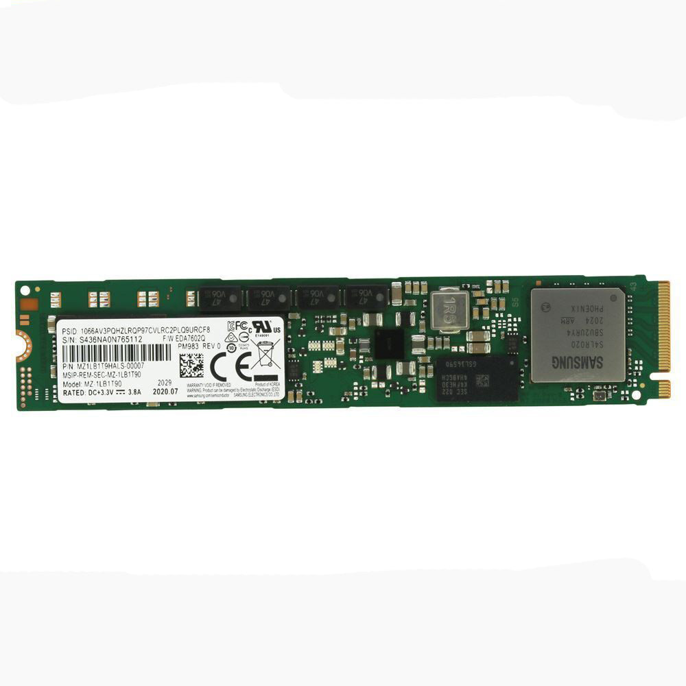 What is the spec of Samsung PM983 M 2?