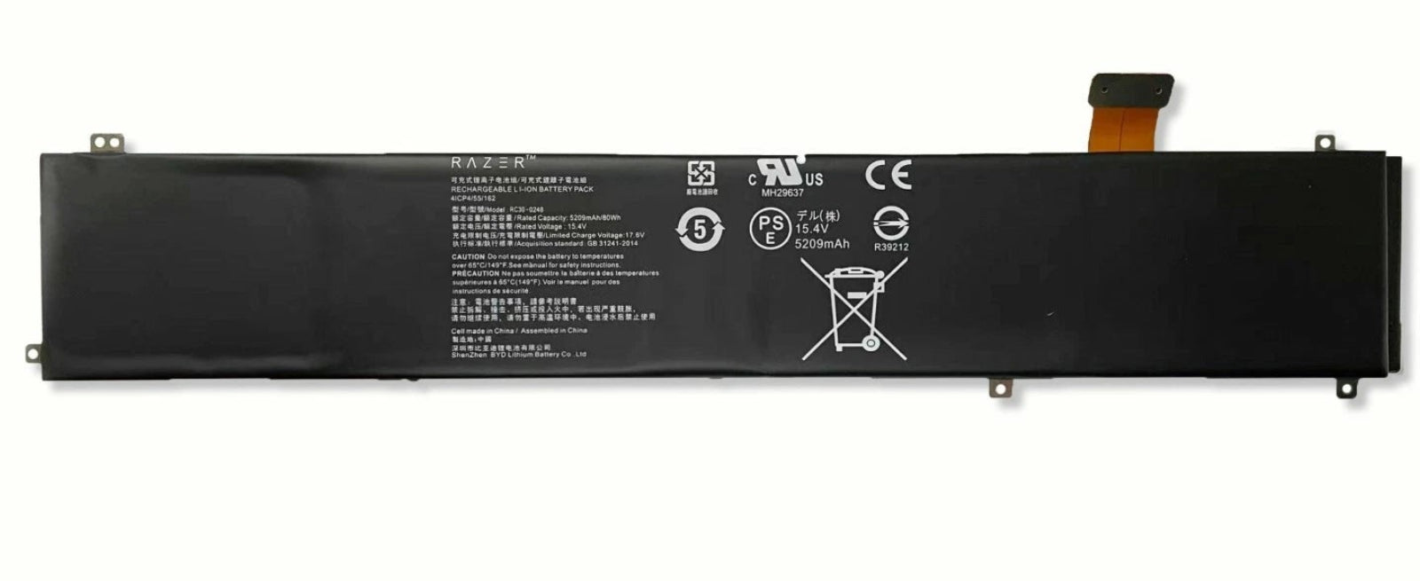 New Genuine RC30-0248 Razer Battery 15.4V 80WH RC30-0248 RZ09-02385 Questions & Answers