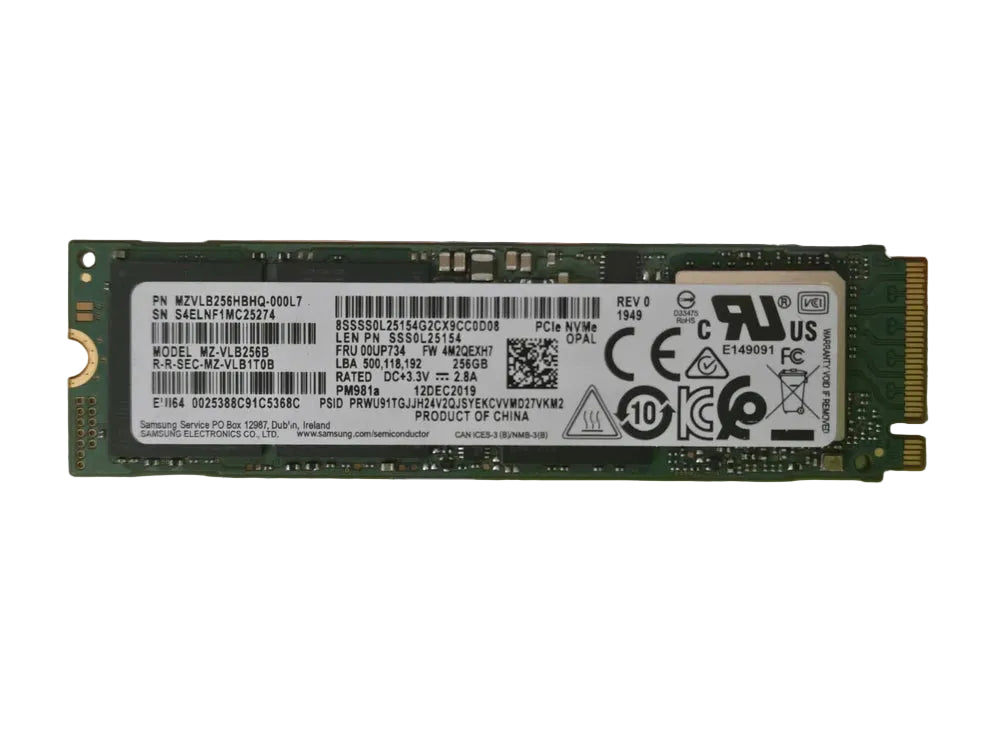 Is there a serial or identification code associated with this SSD?