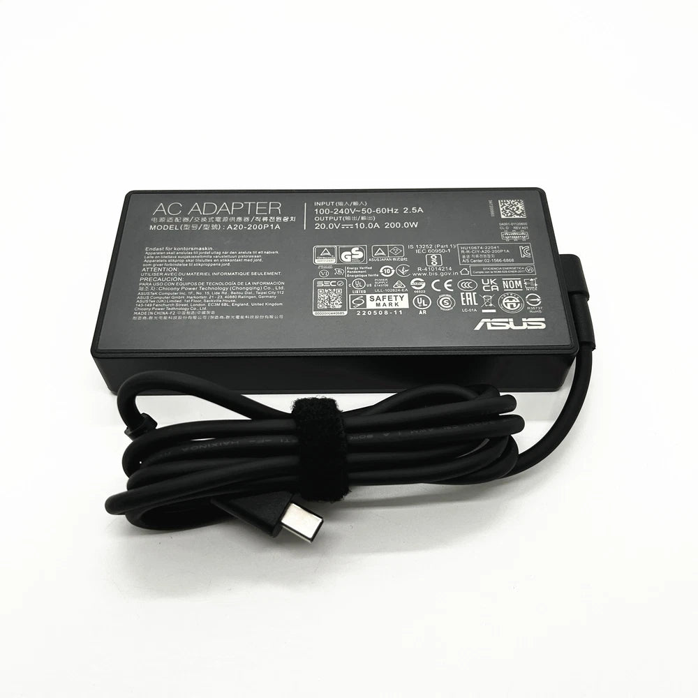 New Genuine Asus ROG Zephyrus G14 G16 200W 20V 10A Mini USB AC Adapter Charger A20-200P1A Questions & Answers