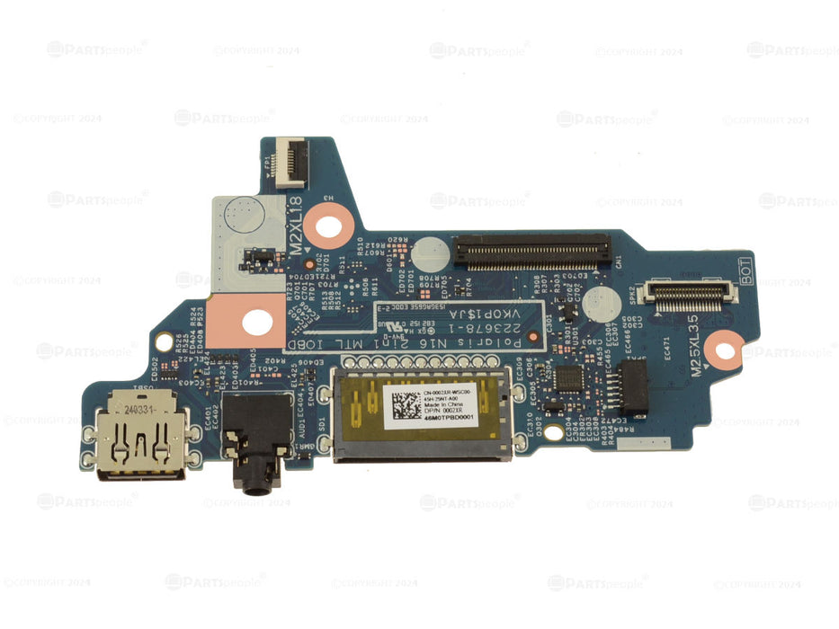 New Dell OEM Inspiron 16 7640 2-in-1 Power Button USB Audio Port IO Circuit Board 002XR