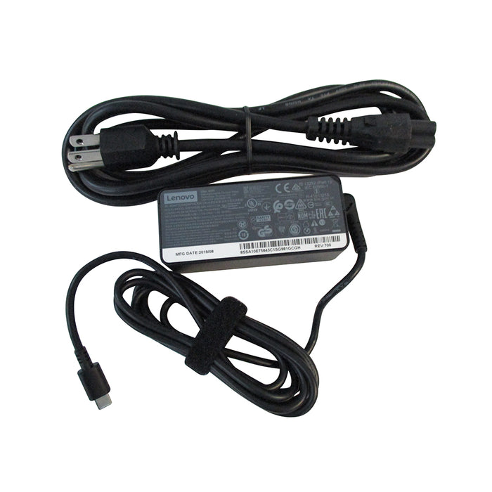 New Lenovo ThinkPad X1 Carbon 5th 6th 7th Gen Ac Adapter Charger & Power Cord 45W - LaptopParts.ca