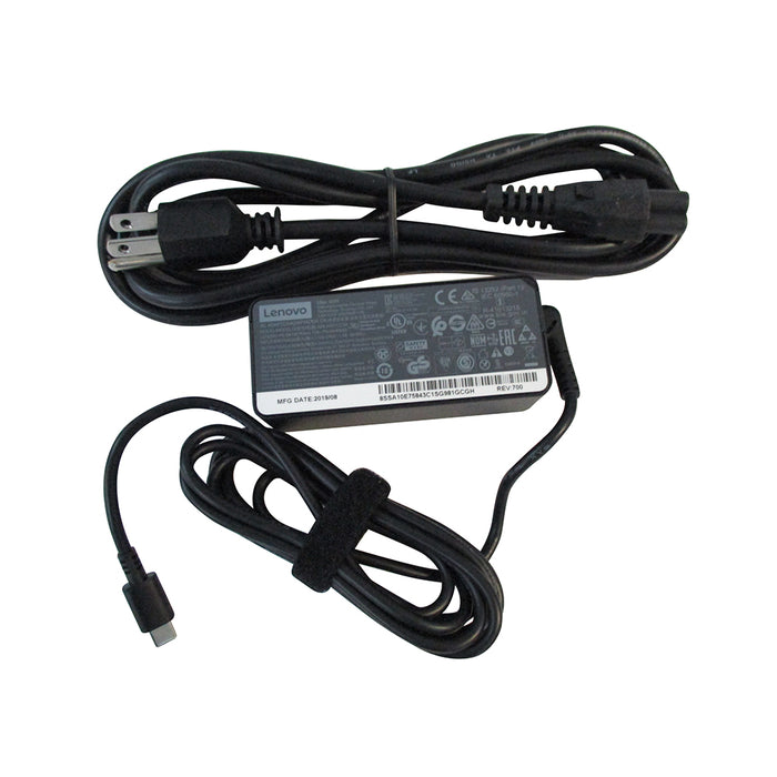 New Lenovo ThinkPad X1 Carbon 5th 6th 7th Gen Ac Adapter Charger & Power Cord 45W