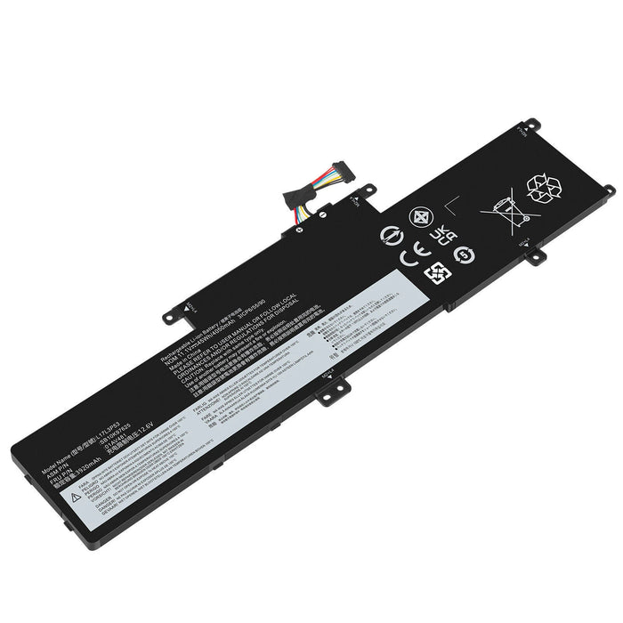 Nouvelle batterie compatible Lenovo ThinkPad L380 L390 Yoga L17M3P55 L17L3P53 01AV481 01AV482 01AV483 5B10W13891 5B10W13892 5B10W13893 45 Wh