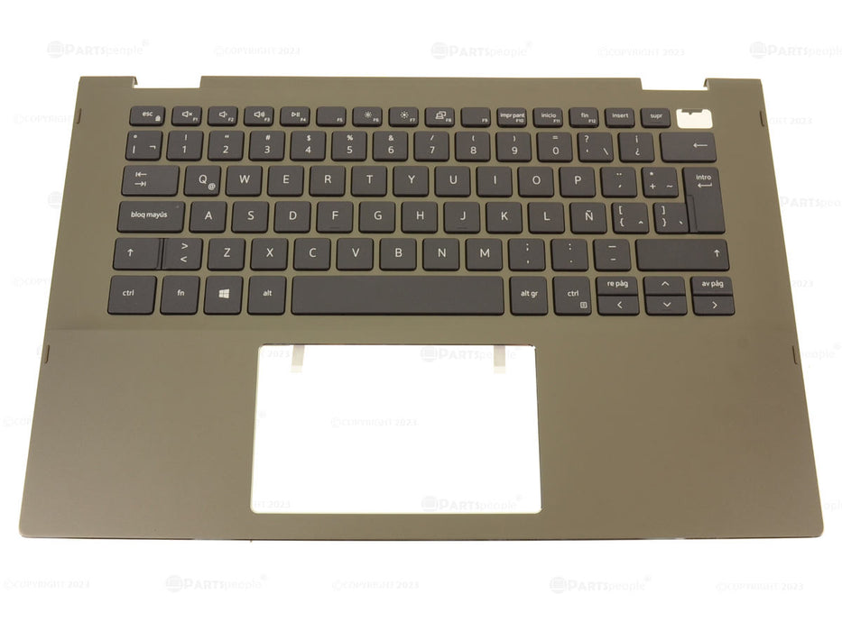 New SPANISH Dell OEM Inspiron 7405 2-in-1 Keyboard Palmrest Assembly 01CD9
