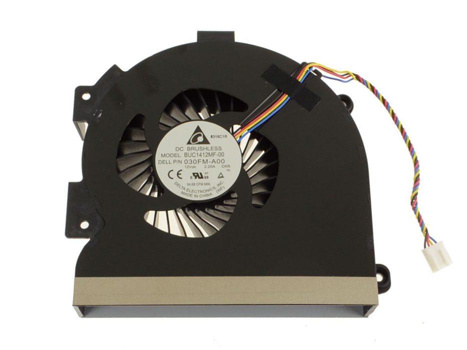 Dell OEM Inspiron 27 (7775) All-In-One CPU / Chassis Cooling Fan - 030FM w/ 1 Year Warranty